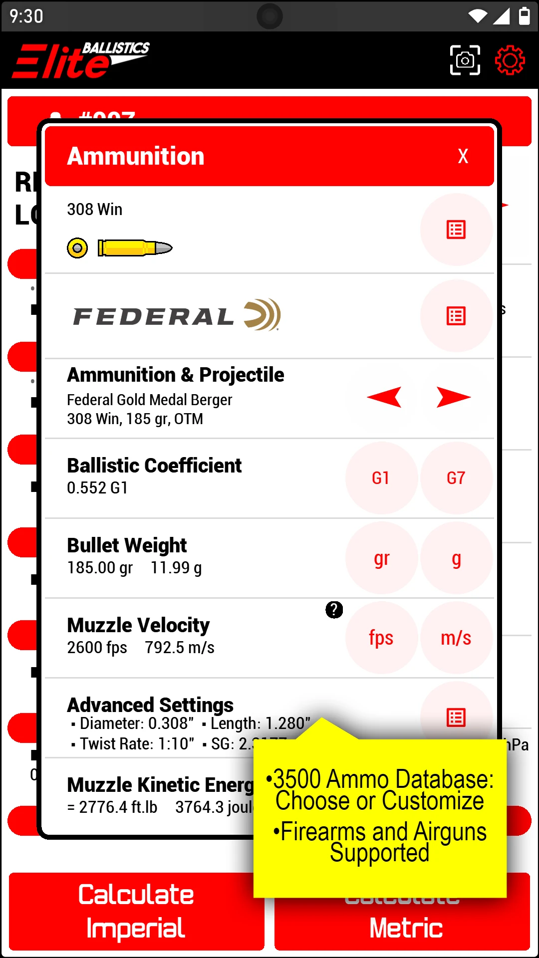 Elite Ballistics screenshot